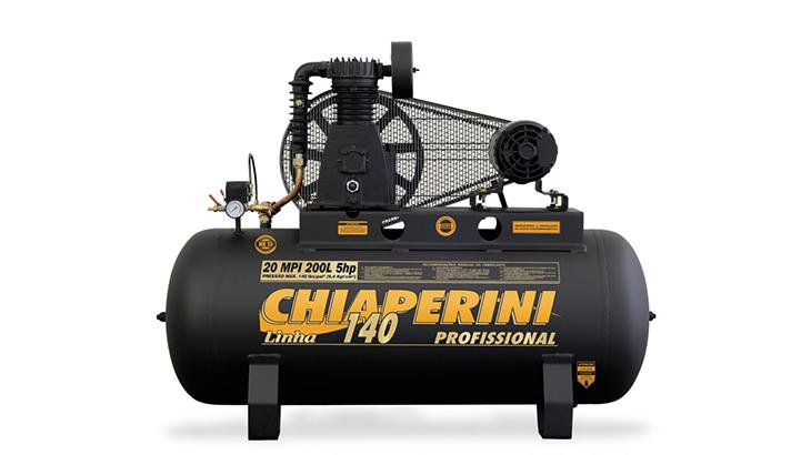 Compressor de Ar Chiaperini 20 MPI 200L