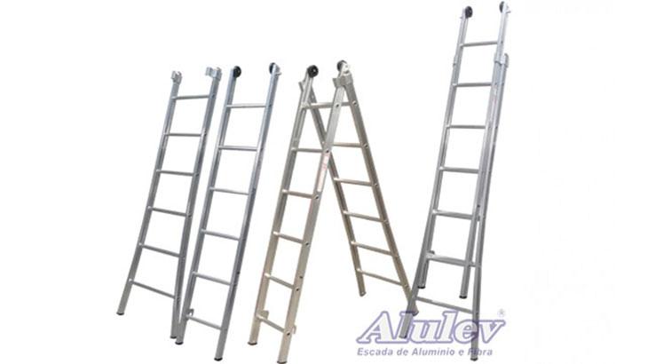 Escada de Alumínio Profissional Alulev
